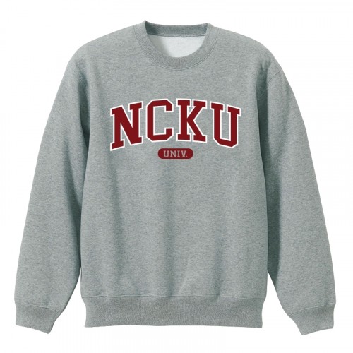 NCKU經典款美式大學T_灰 NCKU經典款美式大學T_灰